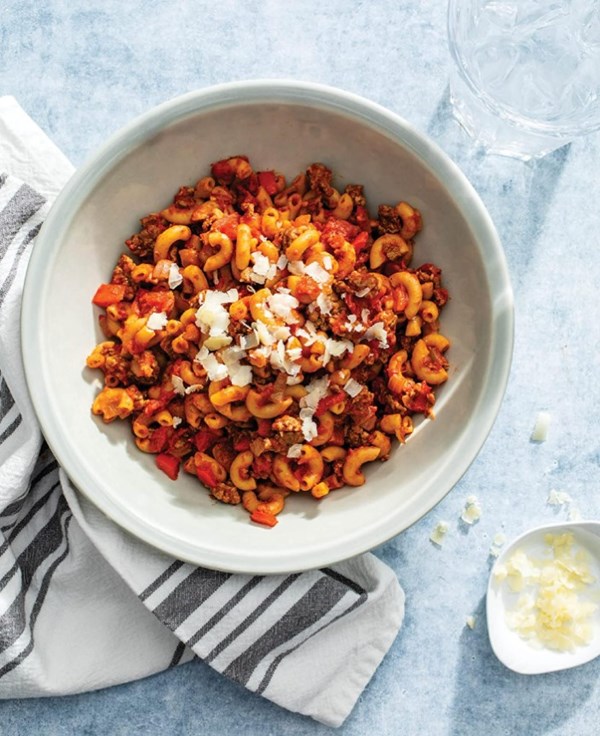Skillet macaroni and beef