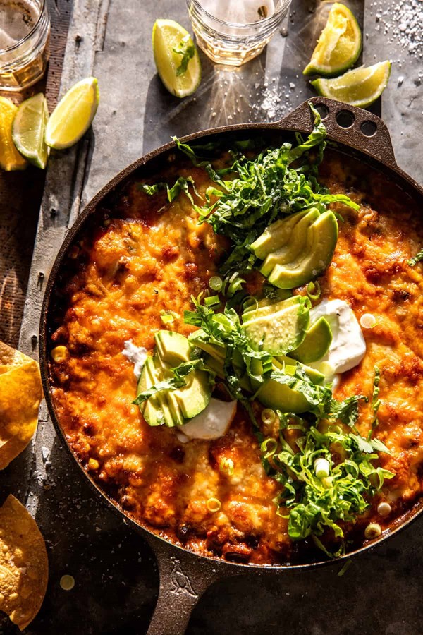 Skillet Mexican beef and rice