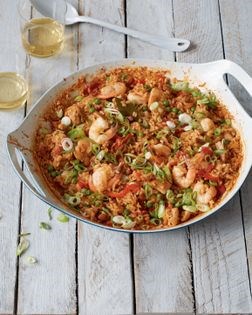 Skillet paella