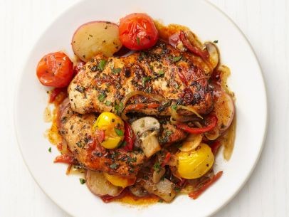 Skillet pork and potatoes