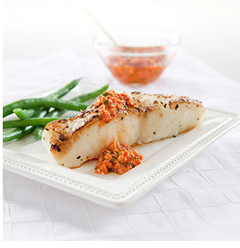 Skillet-roasted fish fillets