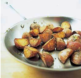 Skillet-roasted potatoes