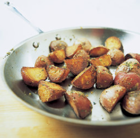 Skillet-roasted potatoes