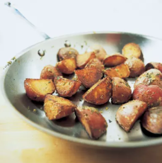 Skillet-roasted potatoes