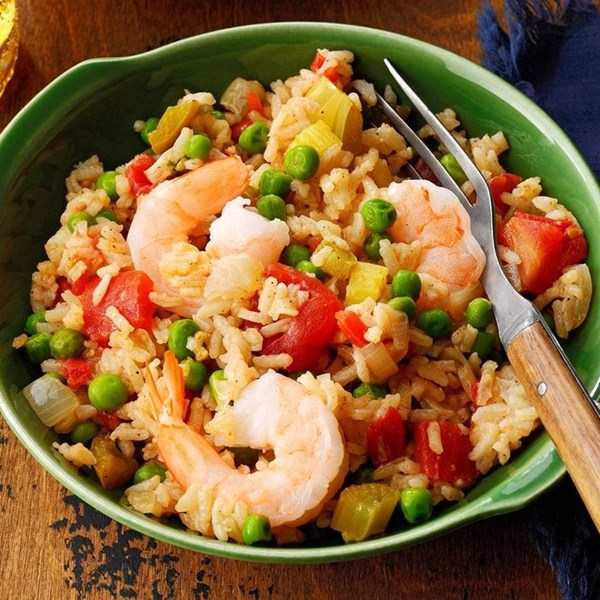 Skillet shrimp jambalaya