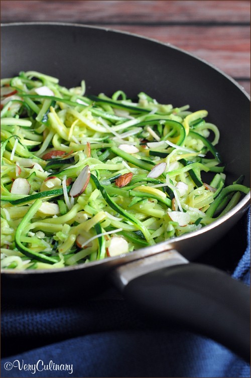 Skillet zucchini matchsticks 
