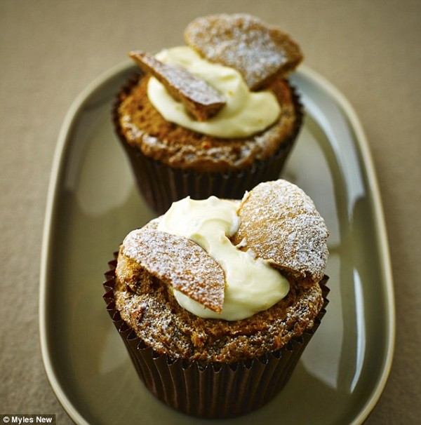 Skinny caffe latte butterfly cakes