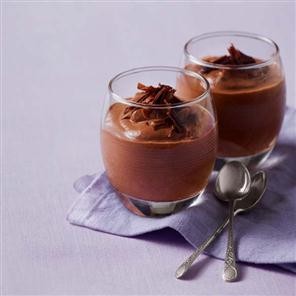 Skinny chocolate mousse