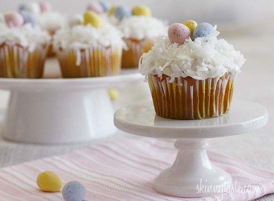 Skinny coconut cupcakes