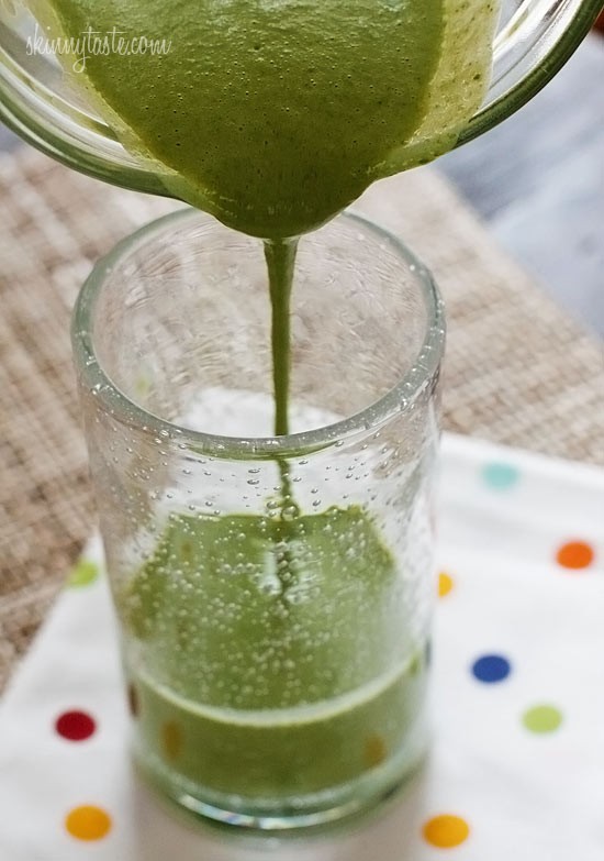 Skinny green monster smoothie