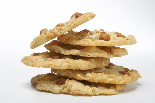 Skinny peanut wafers