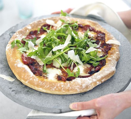 Skinny pizza