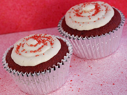 Skinny red velvet cupcakes