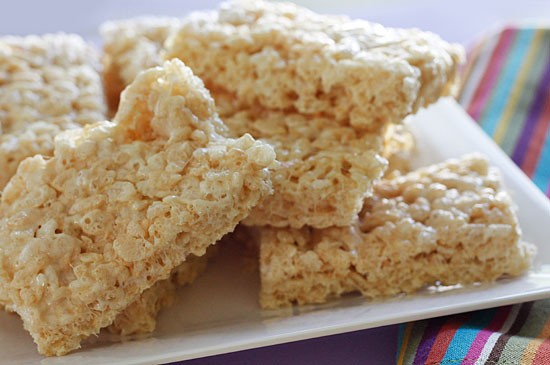Skinny Rice Krispies treats