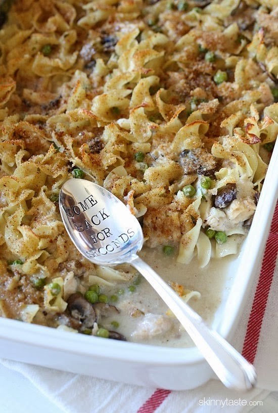 Skinny tuna noodle casserole