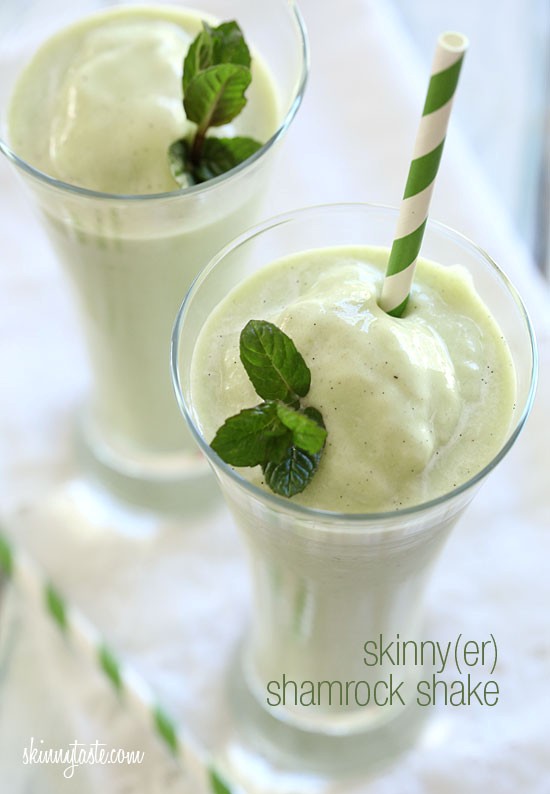 Skinny(er) shamrock shake