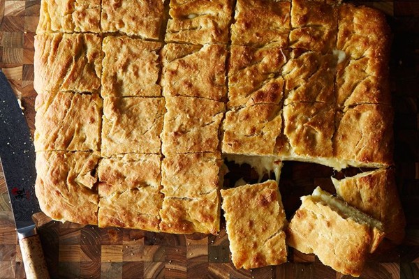 Slab grilled cheese