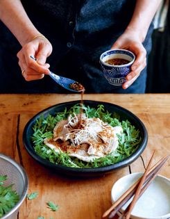 Sliced pork salad (Butashabu salad)