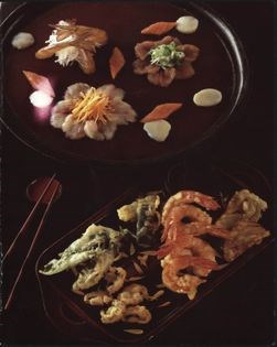 Sliced raw fish (Sashimi)
