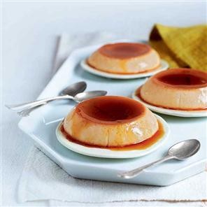 Slimmed-down crème caramel