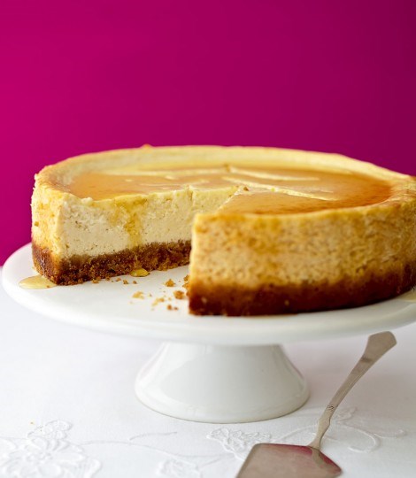 Slimmed-down New York-style cheesecake
