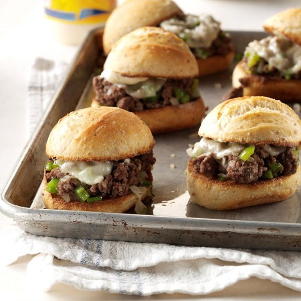 Sloppy cheesesteaks 