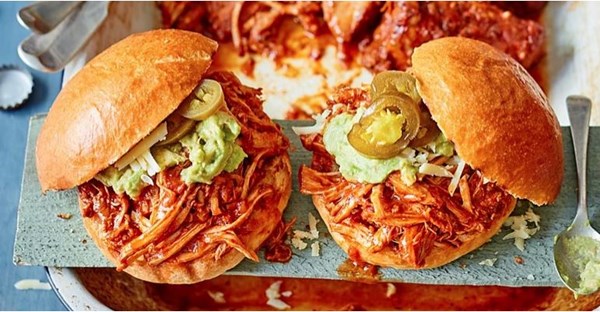 Sloppy Joe chipotle pork buns
