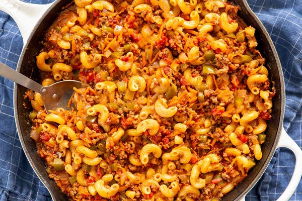 Sloppy Joe skillet dinner