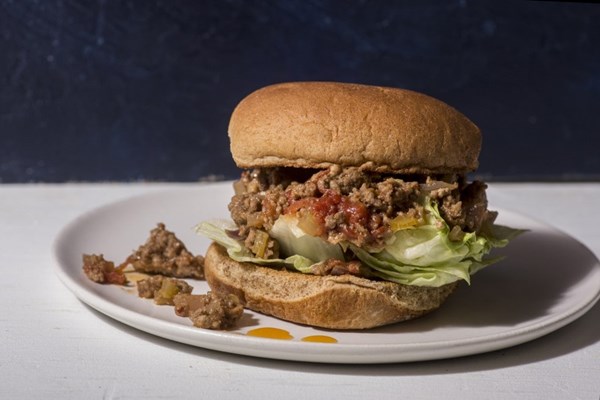 Sloppy Joes with hoisin and ginger