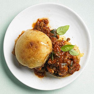 Sloppy turkey and chili Joes