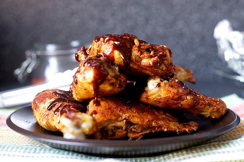 Slow-and-low dry rub oven chicken