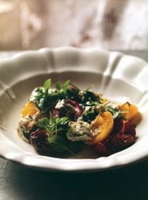 Slow-baked tomatoes with Blue Monday