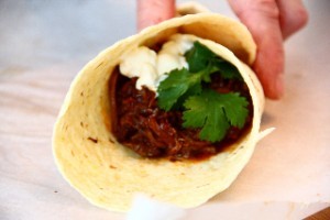 Slow-cooked barbecue beef with Southwestern flavors