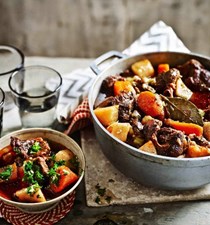Slow-cooked beef stew with gremolata