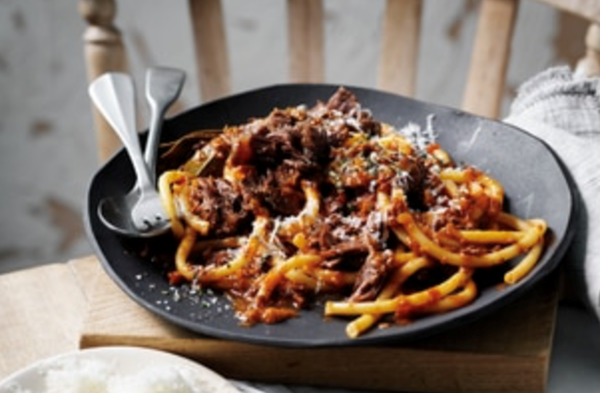 Slow-cooked Bolognese-style beef
