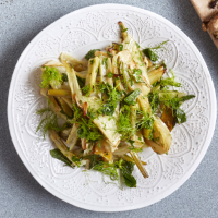 Slow-cooked fennel with lemon