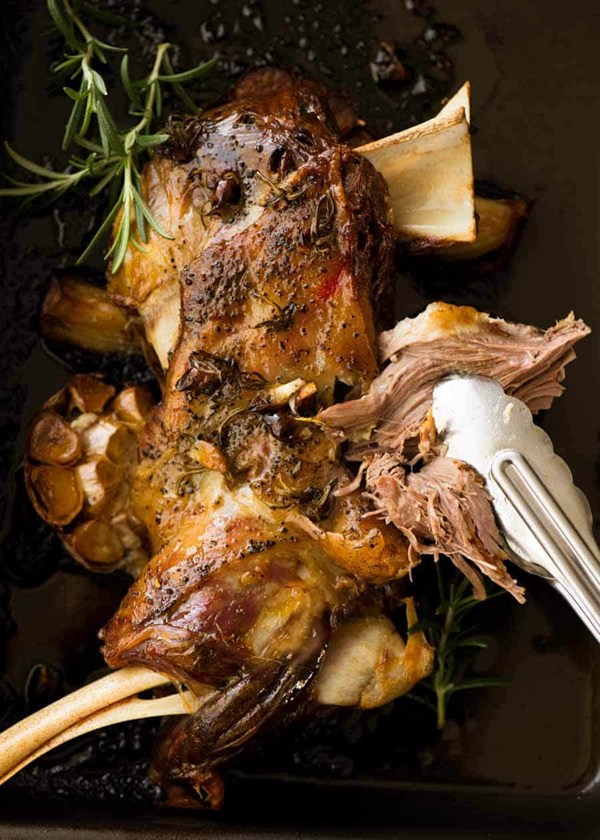 Slow cooked lamb shoulder
