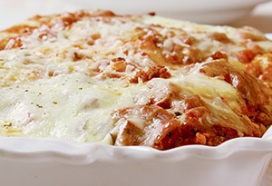 Slow-cooked lasagna