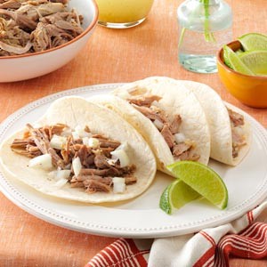 Slow-cooked lechon with Cuban mojito sauce