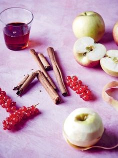 Slow-cooked oats & buckwheat porridge with caramelised apple