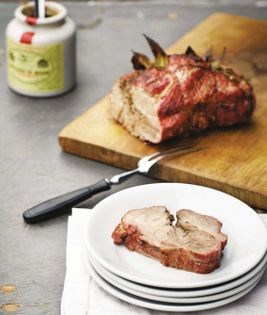 Slow-cooked pork neck