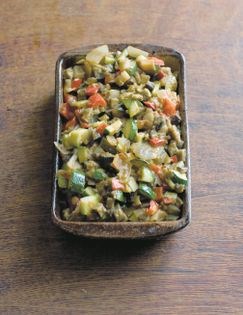 Slow-cooked ratatouille (Ratatouille confite)
