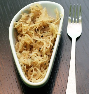 Slow cooked sauerkraut