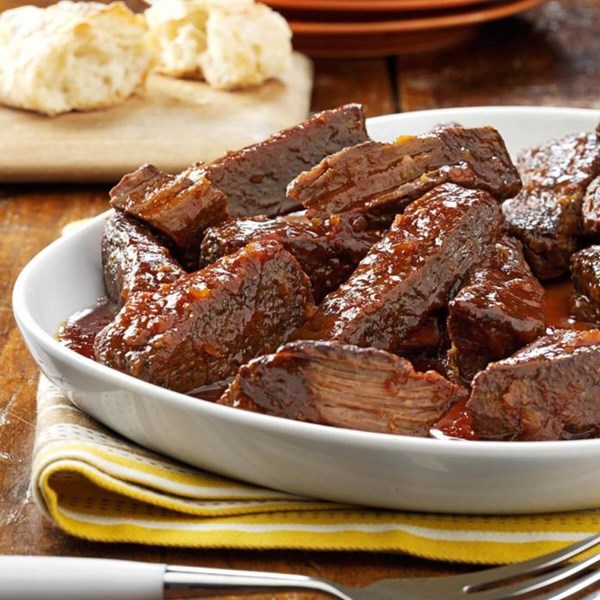 Slow-cooked short ribs