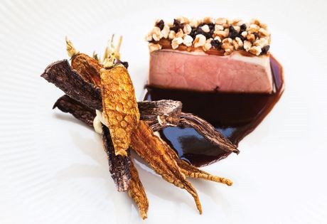 Slow-cooked sous vide beef brisket