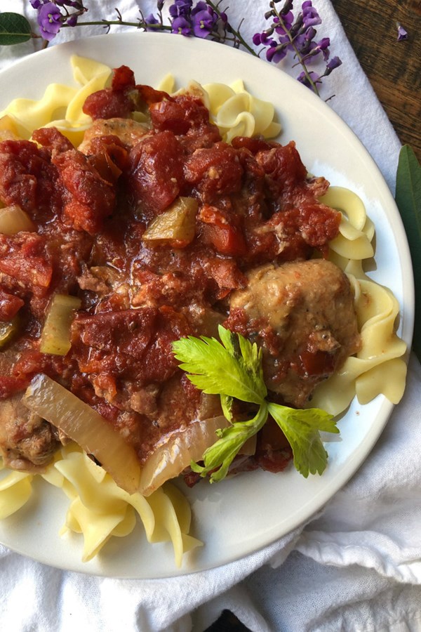 Slow cooked Swiss pork