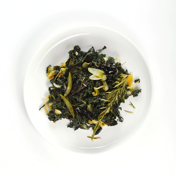 Slow-cooked Tuscan kale