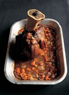Slow-cooked veal shank (Jarret de veau en cuisson lente)