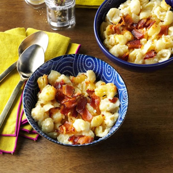 Slow-cooker bacon mac & cheese