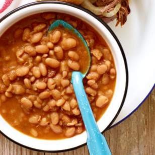 Slow-cooker baked beans